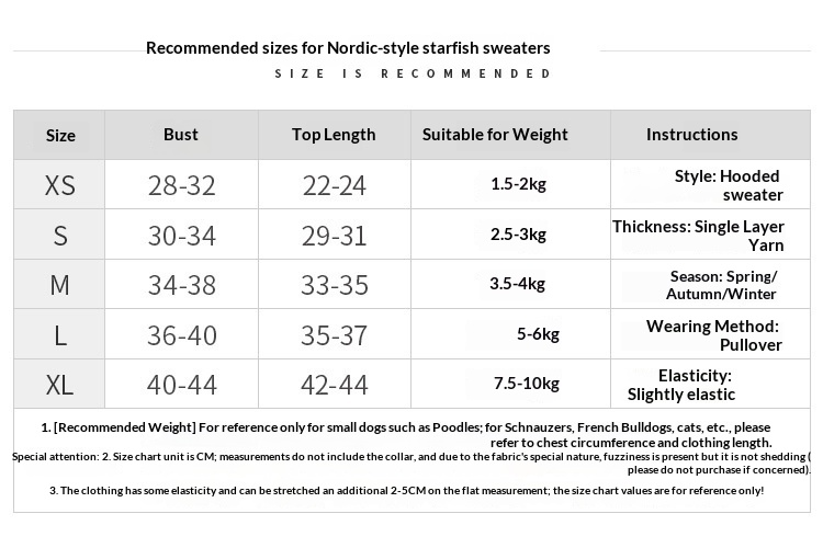 Nordisk stil hund- och katttröja
