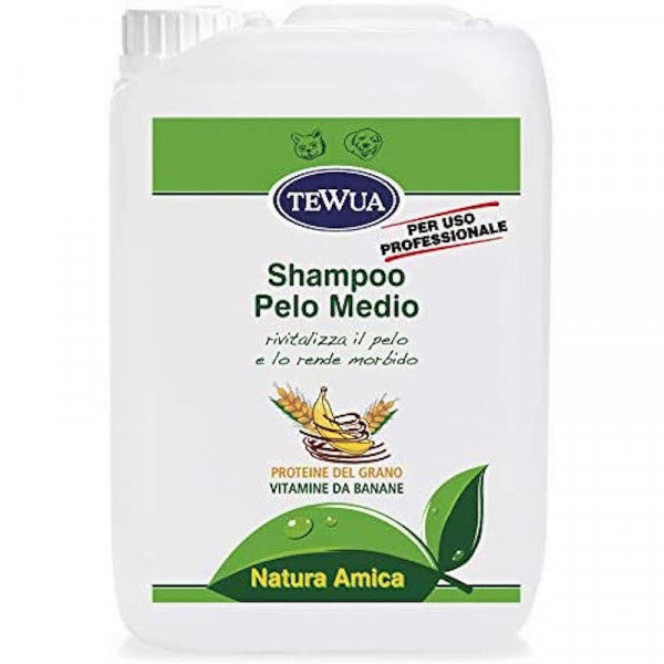 Canister 10 lt. Professional shampoo for medium-haired dogs - Tewua